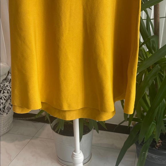 Junee , Elegant Mustard Yellow Skirt size S - Picture 4 of 5